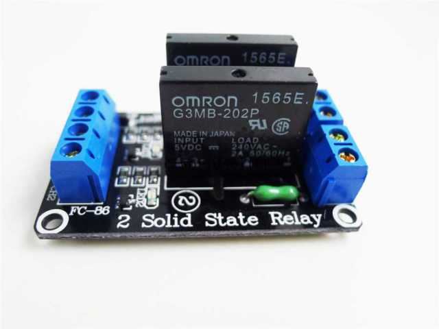5V – 2 Kanal Solid State Röle Kartı